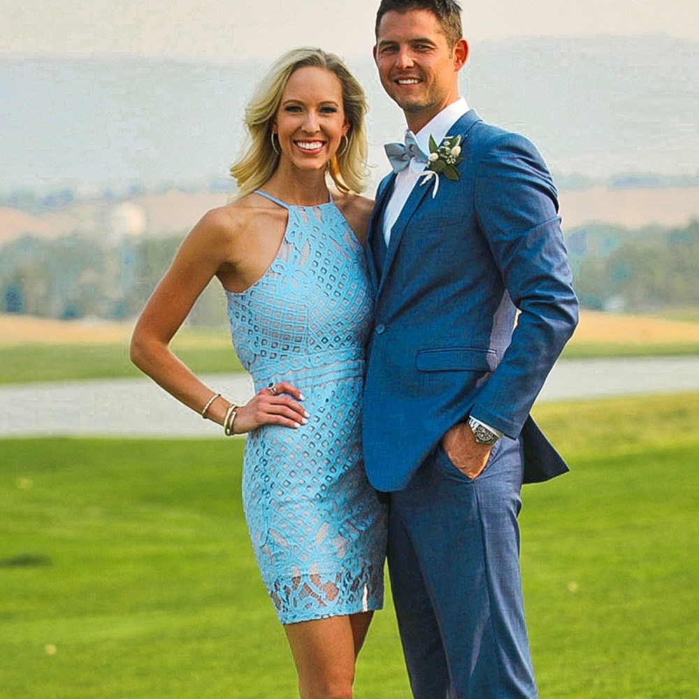 Lulu Blue Mini Dress